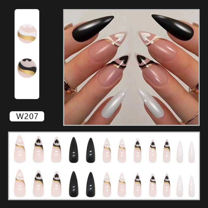 Wholesale Pointed Ice Powder Resin Nail Stickers
